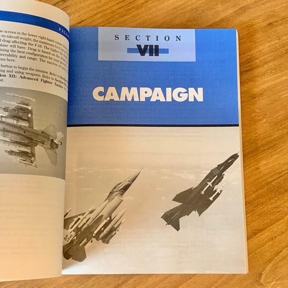 Falcon 3.0 Spectrum HoloByte IBM Flight Manual 1993 Paperback Vintage 3rd Ed - Picture 9 of 13